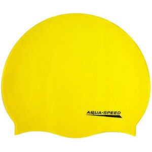 Plavecká čiapka Mono 111-18 žltá - Aqua-Speed one size tmavě růžová
