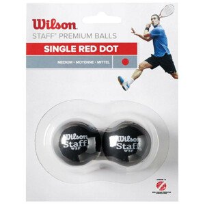 Squashové loptičky Wilson Staff Red Dot Ball WRT617700 jedna velikost