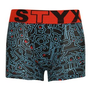 Detské boxerky Styx art športová guma doodle (GJ1256) 6-8 let