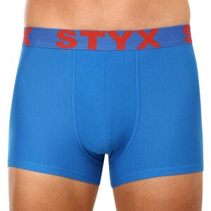 Pánske boxerky Styx športová guma modré (G1167) L