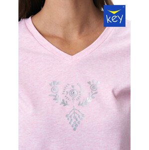 Dámske pyžamo Key LNS 794 B23 S-XL růžovo-grafitový M