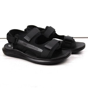 Pánske športové sandále M 23MN02-5801 velcro black - Novinky 45