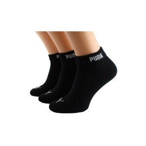Unisex ponožky Basic Quarter A'3 - 271080001 200 čierne - Puma 43-46