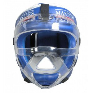 Boxerská prilba s maskou KSSPU-M (WAKO APPROVED) 02119891-M02 - Masters modrá+M