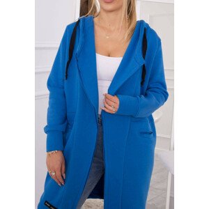 Nevädze modrá zateplená bunda s kapucňou UNI
