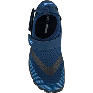 Plavecká obuv Agama tm. modrá-čierna - AQUA SPEED 42