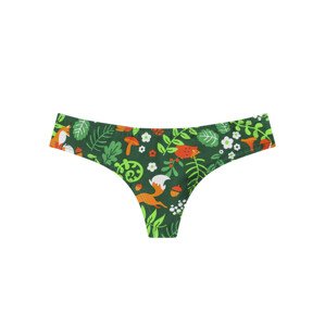 Veselé dámske nohavičky brazilky Dedoles Lesné zvieratká (DW-UN-BL-CC-1366) XL