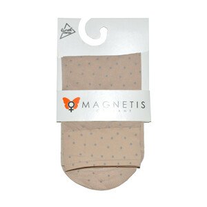 Dámske ponožky Magnetis 020 Potlač, bodky černošedá Univerzální