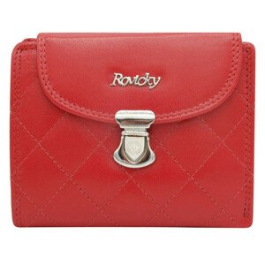 Dámske peňaženky [DH] Dámska kožená peňaženka R RD 19 GCL červená jedna velikost