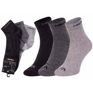Head 3Pack ponožky 761011001 005 Grey/Graphite 35-38