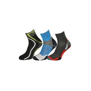 Pánske ponožky Bratex On Sport 672 tmavý směsný vzor 39-41
