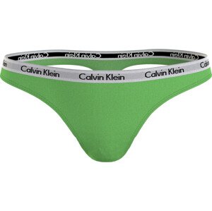 Dámske tangá Thong Carousel 0000D1617EFUE zelená - Calvin Klein L