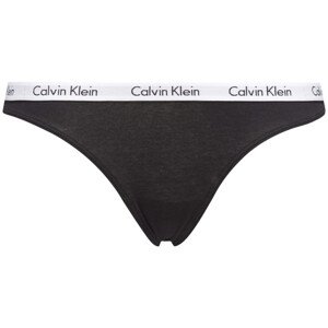 Dámske tangá Thong Carousel 0000D1617E001 čierna - Calvin Klein XL