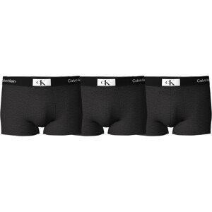 Pánske boxerky 3 Pack Boxer Briefs CK96 000NB3529AUB1 čierna - Calvin Klein XS