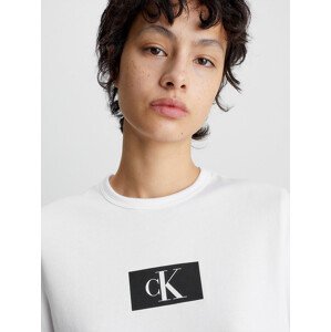 Dámske tričko Lounge T-Shirt CK96 S/S CREW NECK 000QS6945E100 biela - Calvin Klein M
