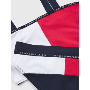 Dievčenské plavky HILFIGER FLAG COLOUR-BLOCKED BIKINI SET UG0UG00563DW5 tmavo modrá - Tommy Hilfiger 8-10