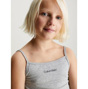 Dievčenské tielko 2 Pack Girls Tank Tops Modern Cotton G80G8006520UD šedá/čierna - Calvin Klein 14-16