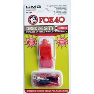Fox 40 CMG Classic Bezpečnostná píšťalka + šnúra 9603-0108 červená N/A