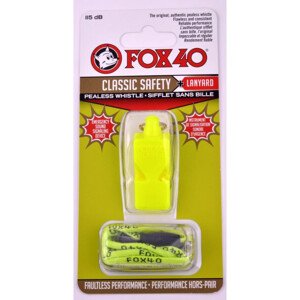 Fox 40 Classic Bezpečnostná píšťalka + šnúra 9903-1308 neónová NEUPLATŇUJE SE