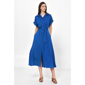 Dámske šaty S221 Blue - Nife 40/42 Modrá