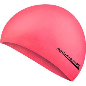 AQUA SPEED Plavecká čiapka Soft Latex Pink Pattern 03 S/M
