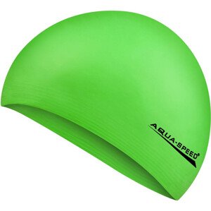 AQUA SPEED Plavecká čiapka Soft Latex Green Pattern 04 S/M