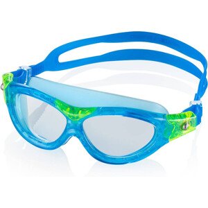 AQUA SPEED Plavecké okuliare Marin Kid Blue/Green Pattern 02 5-10 let