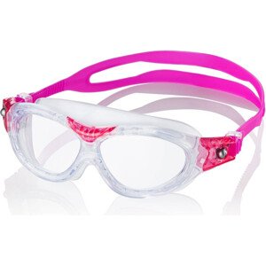 AQUA SPEED Plavecké okuliare Marin Kid Pink/Transparent Pattern 63 5-10 let
