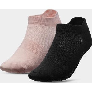 Dámske športové ponožky 4F SOD209 Ružové, čierne Růžová 39-42
