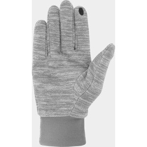 Fleecové rukavice 4F H4Z21-REU002 sivé Šedá M