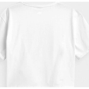 Dámske tričko 4F H4Z21-TSD029 Biele Bílá L