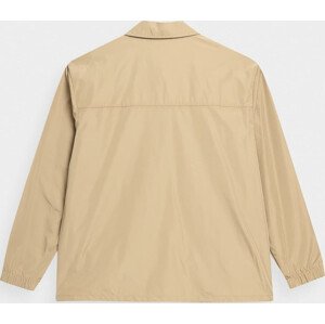 Pánska košeľová bunda 4F H4Z22-KUMC010 béžová Béžová M
