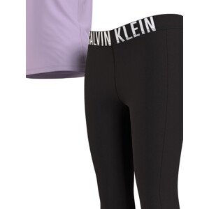 Dievčenské pyžamo KNIT PJ SET (SS+LEGGING) G80G8006300VK - Calvin Klein 14-16