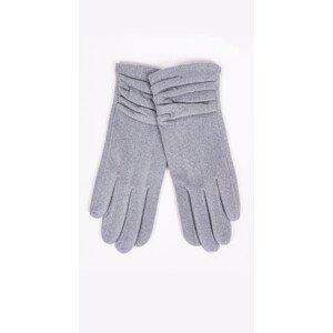 Nariasené rukavice YO! RES-0155K šedá 23 cm
