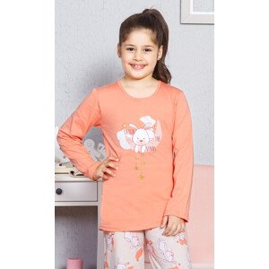 Detské pyžamo dlhé Králik veľký meruňková 15 - 16