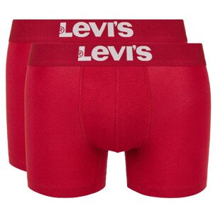 Pánske boxerky 2Pack 37149-0185 červená - Levi's S D-E