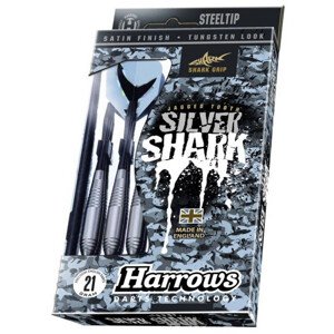 Šípky Harrows Silver Shark Steeltip HS-TNK-000013224 21 gR
