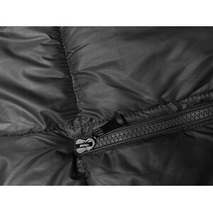 Jednoduchá čierna dámska vesta s kapucňou (YP-22072-1) odcienie czerni S (36)