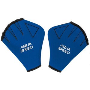 AQUA SPEED Plavecké rukavice Plavecká námornícka modrá L