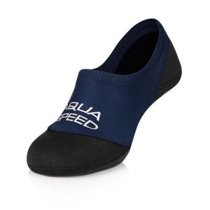 AQUA SPEED Ponožky na plávanie Neo Navy Blue Pattern 10 44-45
