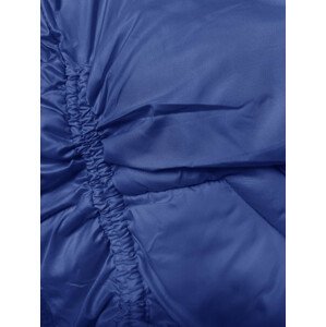 Dámska bunda v nevädzovej farbe pre prechodné obdobie s károvanou podšívkou (842) odcienie niebieskiego M (38)