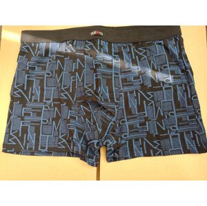 Pánske boxerky 8464 modro-čierne - Redo 3XL