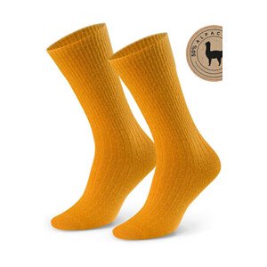 Dámske ponožky ALPACA 50% 044 Žlutá 35-37