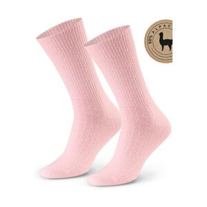 Dámske ponožky ALPACA 50% 044 světle růžová 35-37