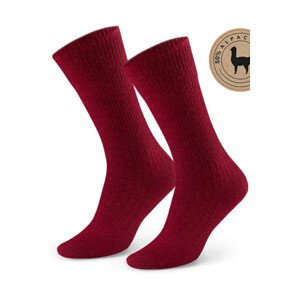 Dámske ponožky ALPACA 50% 044 kaštanové 35-37