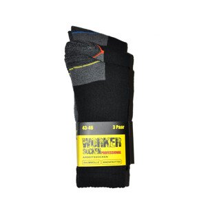 Pánske ponožky WiK 17181 Worker Professional A'3 39-46 černá 43-46