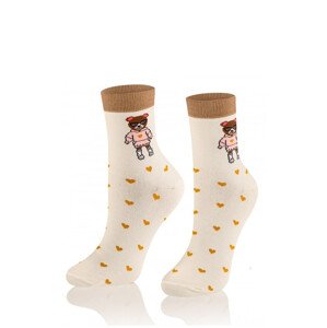 Dámske ponožky Intenso 0471 Lady 35-40 bílá 38-40