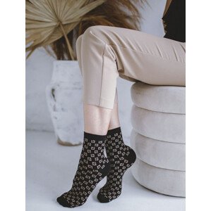 Dámske ponožky Milena 0200 Fashion GG 37-41 bílá 37-41