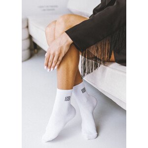 Dámske ponožky Milena 0200 Fashion GG Lurex 37-41 bílá 37-41