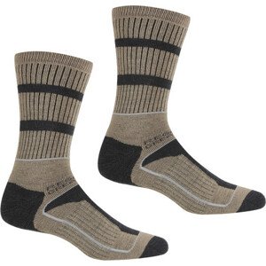 Pánske ponožky Regatta Samaris 3 RMH045-R6F Hnědá 40-42